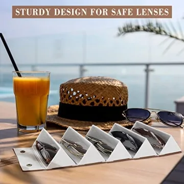 Biovioy Sunglass Storage Organizer for Travel & Home