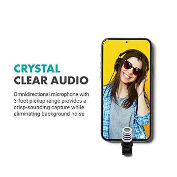 Movo MA5C USB C Microphone - Portable Professional Sound