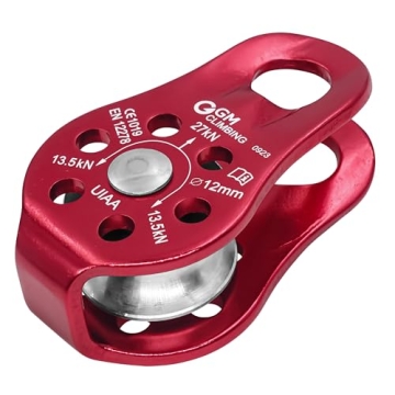 GM CLIMBING 27kN Micro Pulley for Climbing and Rigging
