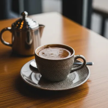 قهوه ترک با شیر