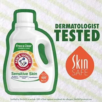 ARM & HAMMER Sensitive Skin Liquid Laundry Detergent 107 Loads