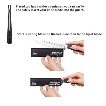 Ergo Chef 5pc Universal Knife Edge Guard Set - Protect Knives