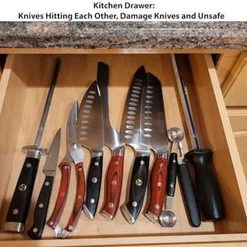Ergo Chef 5pc Universal Knife Edge Guard Set - Protect Knives