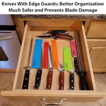 Ergo Chef 5pc Universal Knife Edge Guard Set - Protect Knives