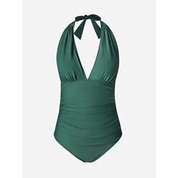 CUPSHE Women's One Piece Swimsuit with Tummy Control