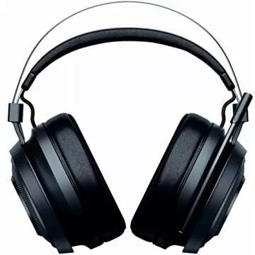 Razer Nari Essential Wireless 7.1 Surround Sound Gaming Headset: THX Spatial Audio - Auto-Adjust Headband & Swivel Cups - Auto-Adjust - Flip Mic - for PC, PS4, PS5 Only - Black