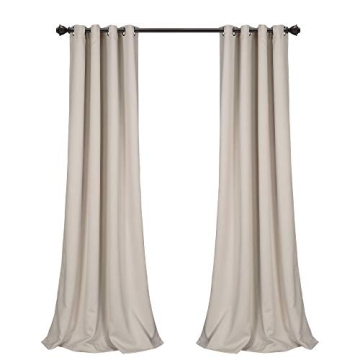 Stylish Lush Decor Blackout Curtains - Wheat, 52" x 84"