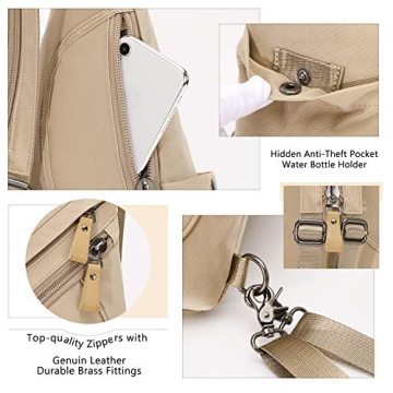 KL928 Nylon Sling Bag - Lightweight Water-Resistant Daypack