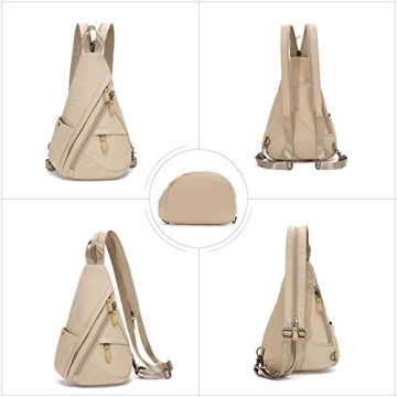 KL928 Nylon Sling Bag - Lightweight Water-Resistant Daypack