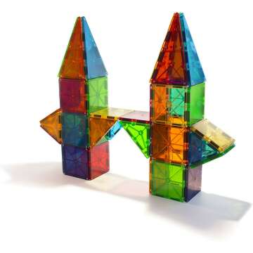 Magna-Tiles 100-Piece Set for Creative Kids Play