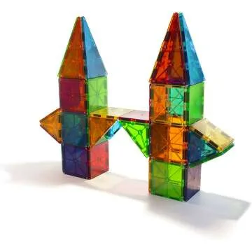 Magna-Tiles 100-Piece Set for Creative Kids Play