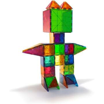 Magna-Tiles 100-Piece Set for Creative Kids Play