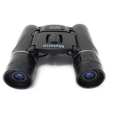 Materro High-Powered 8x21 Compact Binoculars for Adults and Kids, Waterproof, Durable, Folds to Fit in Your Pocket