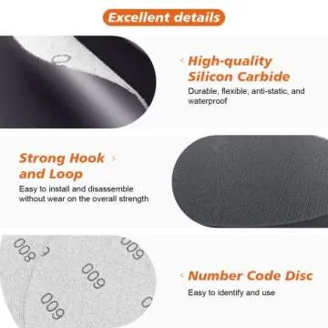 Top Quality Toovem 49PCS Sanding Discs for Wood & Metal