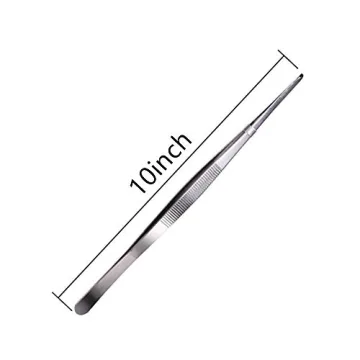 Aniso Long Precision Kitchen Tweezers for BBQ and Crafts