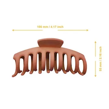 MJIYA Hair Claw Clips Strong Hold Large Hair Accessory