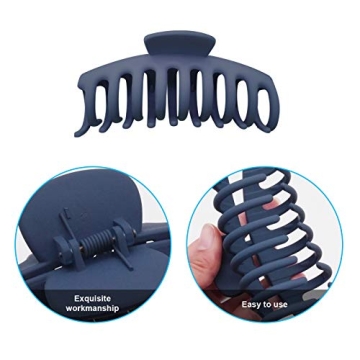 MJIYA Hair Claw Clips Strong Hold Large Hair Accessory