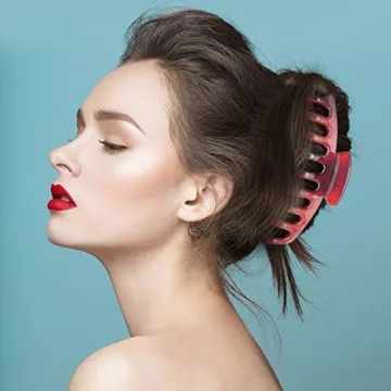 MJIYA Hair Claw Clips Strong Hold Large Hair Accessory
