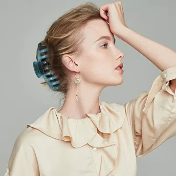 MJIYA Hair Claw Clips Strong Hold Large Hair Accessory