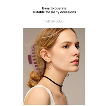 MJIYA Hair Claw Clips Strong Hold Large Hair Accessory