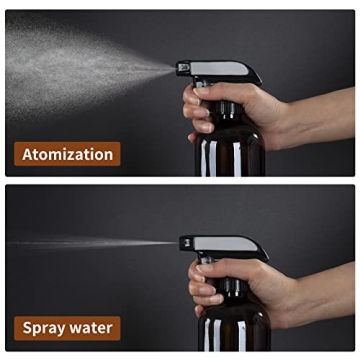 HOMBYS Amber Glass Spray Bottles - Versatile and Durable