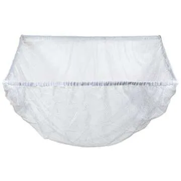 Handy Laundry Jumbo Toy Hammock, White, Organize Stuffed Animals & Children's Toys with this Mesh Hammock, Great Decor, Neatly Organizing Kid's Toys and Stuffed Animals, Expands to 5.5 feet, (2-Pack)