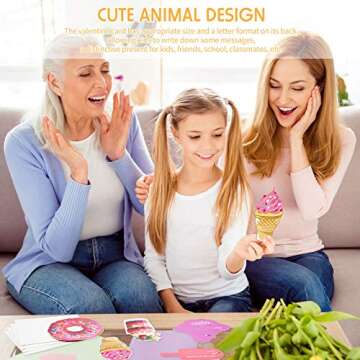 48 Adorable Valentine's Day Cards for Kids with Envelopes