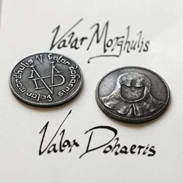 Game of Thrones: Fully Licensed Iron Coin of The Faceless Man by Shire Post