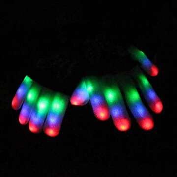 Luwint LED Toys Gloves for Kids - Light Up Cool Boy Gifts 6-12, Autism Birthday Christmas Stocking S...