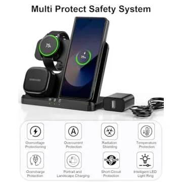 3 in 1 Wireless Charger for Samsung – Efficient Charging Station
