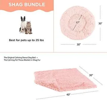 Best Friends by Sheri Pet Bed and Blanket Bundle Set
