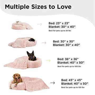 Best Friends by Sheri Pet Bed and Blanket Bundle Set