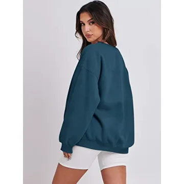 ANRABESS Women Oversized Fleece Hoodie Cozy Fall Winter Pullover