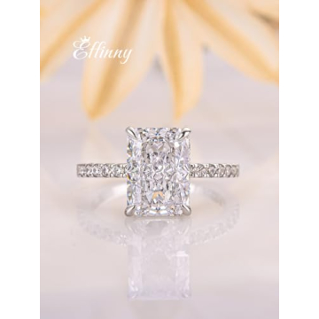 Effinny Radiant Cut Engagement Ring - Luxury Affordable Gemstone