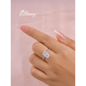 Effinny Radiant Cut Engagement Ring - Luxury Affordable Gemstone