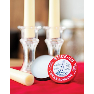 Fox Run Stick-Um Candle Adhesive for Secure Candle Holders