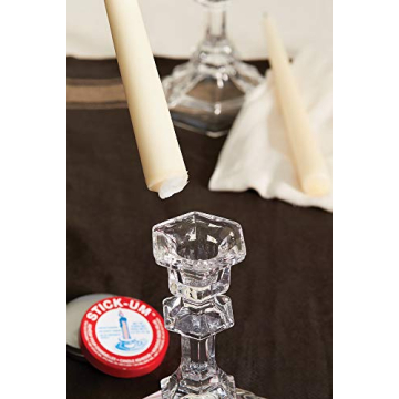 Fox Run Stick-Um Candle Adhesive for Secure Candle Holders