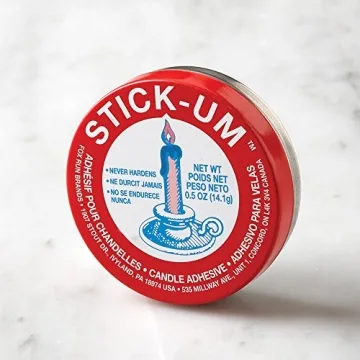 Fox Run Stick-Um Candle Adhesive for Secure Candle Holders