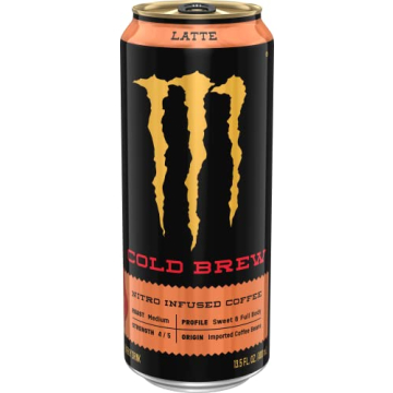 Monster Energy Java Nitro Cold Brew Coffee + Energy Drink 13.5oz