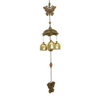Hooshing Butterfly Wind Chimes Small Metal Garden Bells Spring Wind Chime for Garden Yard Patio Hanging Decoration Gift