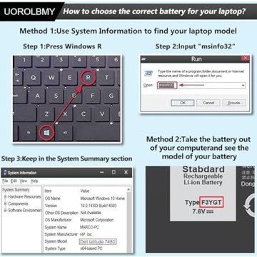 F3YGT 60Wh Battery for Dell Latitude 7480 7390 7280