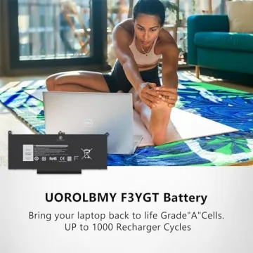 F3YGT 60Wh Battery for Dell Latitude 7480 7390 7280