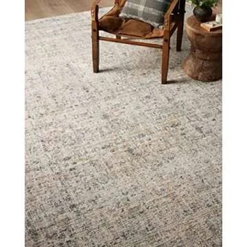 Loloi Amber Lewis Alie Collection ALE-02 Sand/Sky 5'-3'' x 7'-9'', .13'' Pile Height, Area Rug