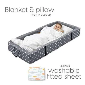 Milliard Portable Toddler Floor Bed for Comfortable Sleep