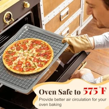 Durable Stainless Steel Cooling Racks for Baking and Cooking