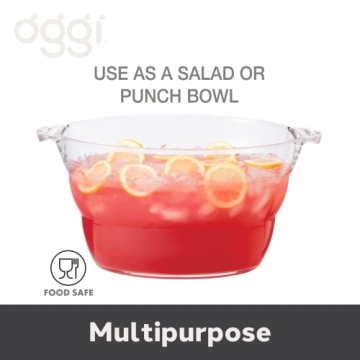 OGGI Acrylic Oval Party Tub - Versatile Beverage Cooler