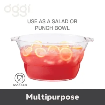 OGGI Acrylic Oval Party Tub - Versatile Beverage Cooler