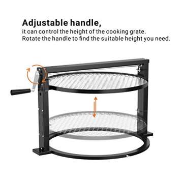 Santa-Maria Grill Rotisserie System - Adjustable Grate for Weber