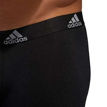 adidas Men's 3-Pack Boxer Brief, Black/Light Onix Grey/Performance, X-Large
