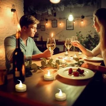 Topstone LED Tealight Candles with Timer & Remote